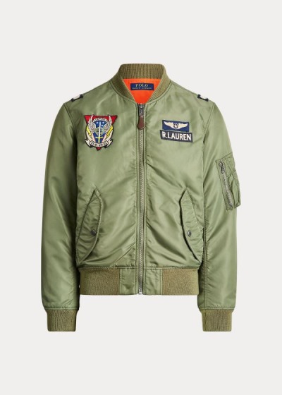 Polo Ralph Lauren Twill Bomber Jakke Herre Danmark (OPBQH0814)